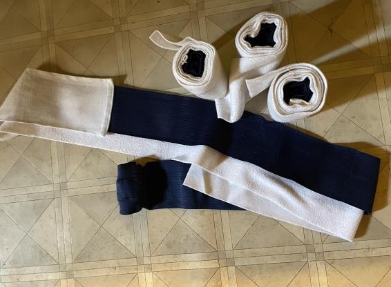 Halb Fleece Elast Bandagen neuwertig, Top Zustand